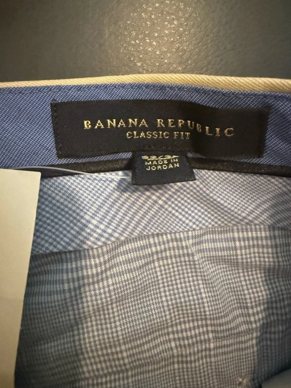 Mens Banana Republic Classic Fit Flat Front Dress Pants New WT 32/32 100% Cotton